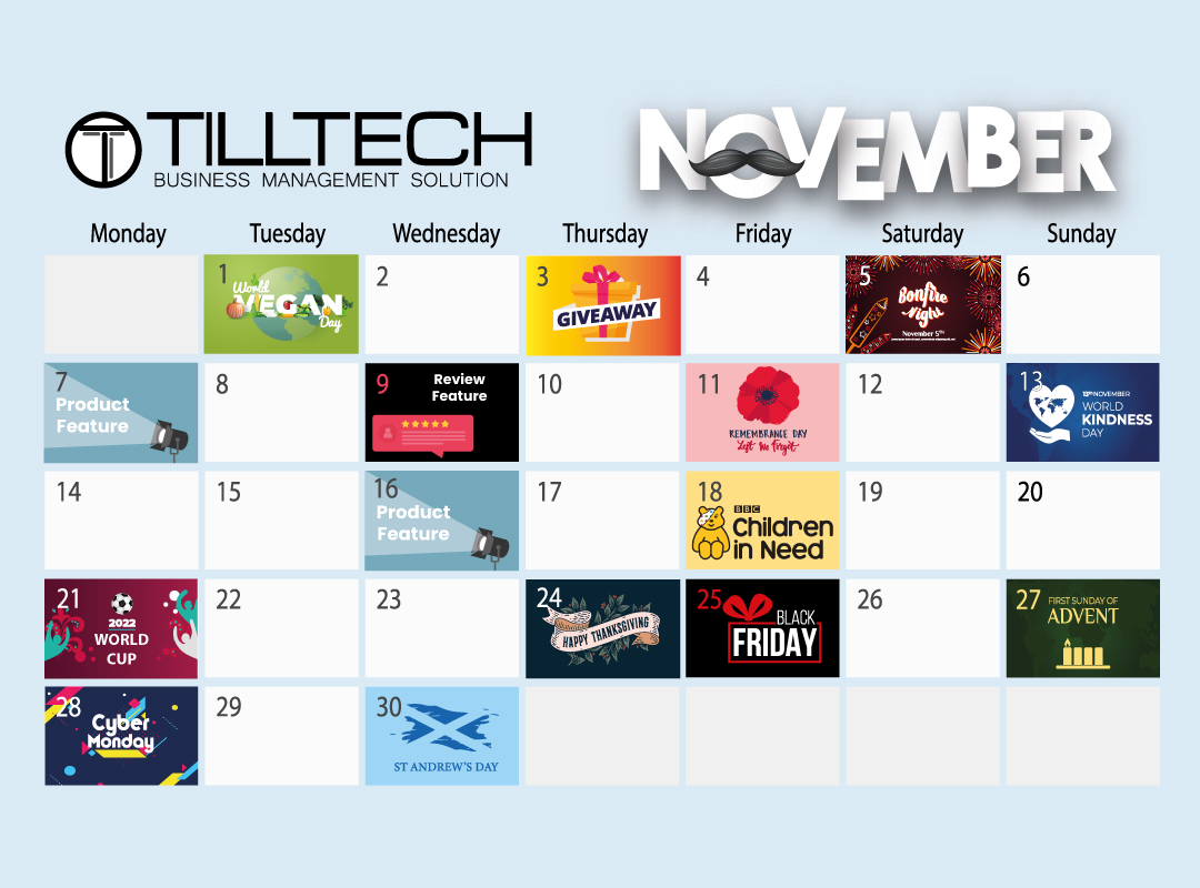 NOVEMBER 2022 CONTENT CALENDAR