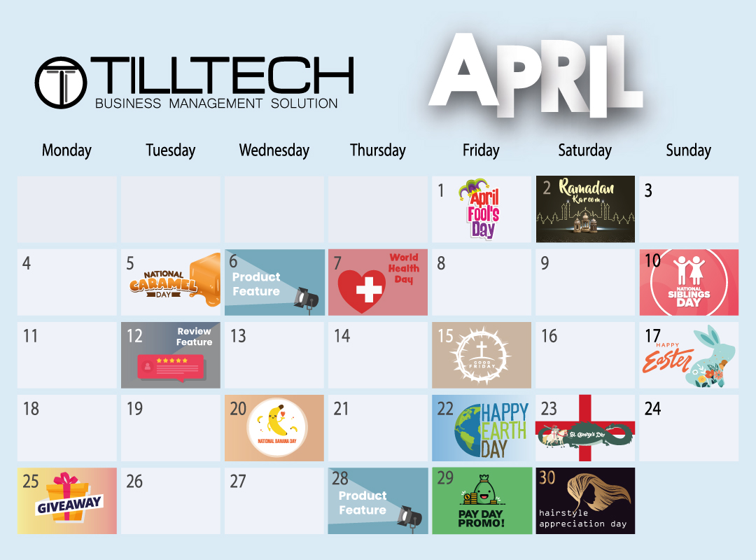 April 2022 Content Calendar